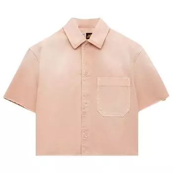 Рубашка Loewe Short-Sleeve Shirt 'Light Pink', розовый