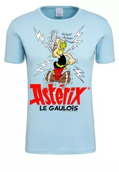 Рубашка LOGOSHIRT Asterix - Magic Poison, светло-синий