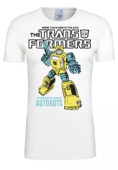 Рубашка Logoshirt Bumblebee - Autobots, белый