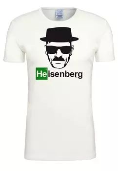 Рубашка LOGOSHIRT Heisenberg, белый