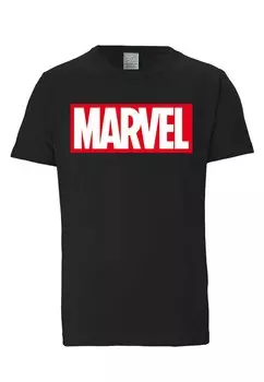 Рубашка LOGOSHIRT Marvel, черный
