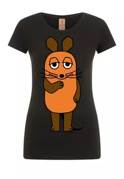 Рубашка LOGOSHIRT Maus, черный
