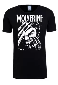 Рубашка LOGOSHIRT Wolverine, черный