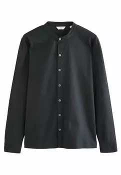 Рубашка LONG SLEEVE GRANDAD NECK Next, синий