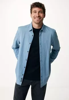 Рубашка LONG SLEEVE LOOK Mexx, синий