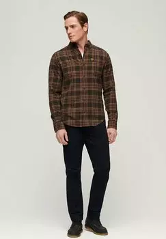 Рубашка LONG SLEEVE LUMBERJACK Superdry, цвет drayton check olive
