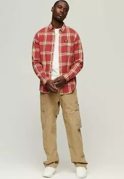 Рубашка LONG SLEEVE LUMBERJACK Superdry, цвет drayton check red