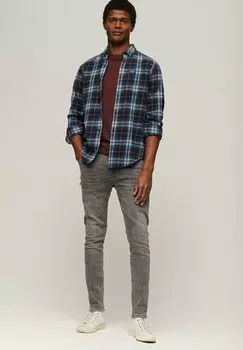 Рубашка LONG SLEEVE LUMBERJACK Superdry, цвет drayton check navy