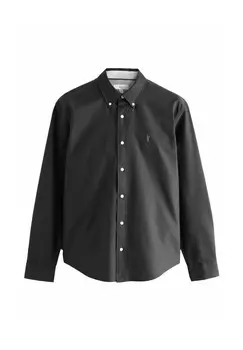Рубашка LONG SLEEVE OXFORD REGULAR FIT Next, серый