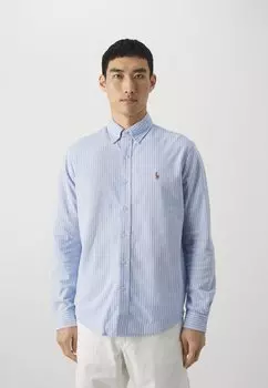 Рубашка Long Sleeve Polo Ralph Lauren, цвет blue/white