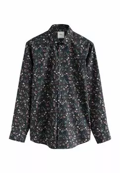 Рубашка LONG SLEEVE PRINT Next, синий