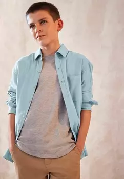 Рубашка LONG SLEEVE REGULAR FIT Next, синий