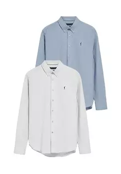 Рубашка LONG SLEEVE REGULAR FIT OXFORD RIGBY 2 PACK Polo Club, белый
