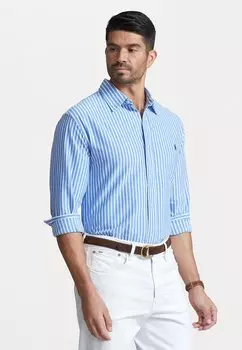 Рубашка LONG SLEEVE SPORT Polo Ralph Lauren Big & Tall, Harbour Island синий/белый