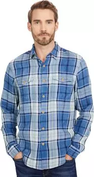 Рубашка Long Sleeve Two-Pocket Monroe Lucky Brand, цвет Indigo/Turquoise