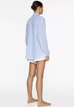 Рубашка Long-Sleeved OYSHO, синяя