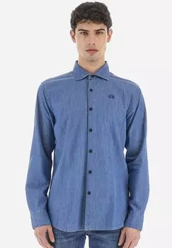 Рубашка LONG-SLEEVED SHIRT La Martina, синий деним
