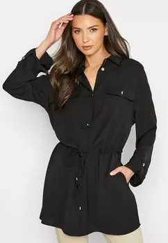 Рубашка Long Tall Sally с веревочкой на талии, черный