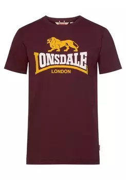 Рубашка LONSDALE Holmpton, бордовый