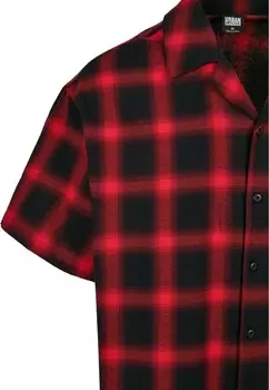 Рубашка LOOSE CHECKED RESORT SHIRT Urban Classics, черный