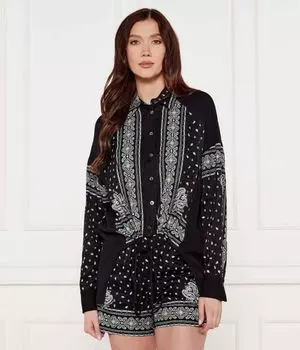 Рубашка Loose fit Pinko, черный