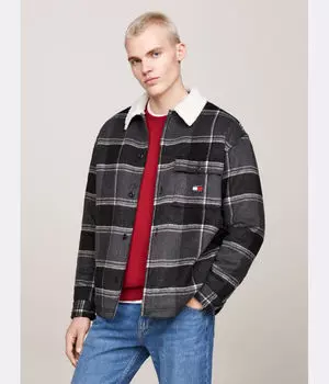 Рубашка Loose fit Tommy Jeans, черный