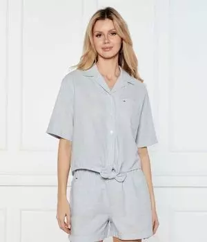 Рубашка Loose fit Tommy Jeans, синий