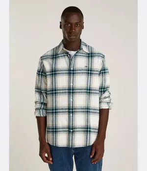 Рубашка Loose fit Tommy Jeans, зеленый