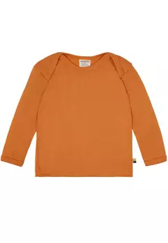 Рубашка Loud + proud мягкая, морковная, 100% биохлопок