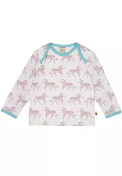 Рубашка Loud + proud с животным принтом, темно-розовая, 100% биохлопок