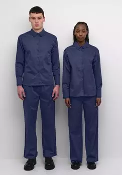 Рубашка Lounge Nine CHILI SOLID UNISEX, цвет peacoat