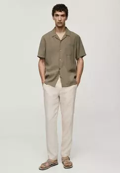 Рубашка LUCE Mango, коричневый