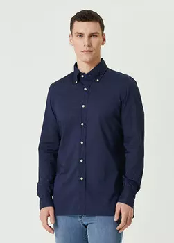 Рубашка Luigi Borrelli, синий