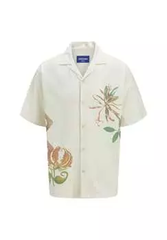 Рубашка Люк рубашка с короткими рукавами Jack & Jones, белый