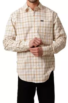 Рубашка Лукас в натуральную клетку Kimes Ranch, цвет natural plaid