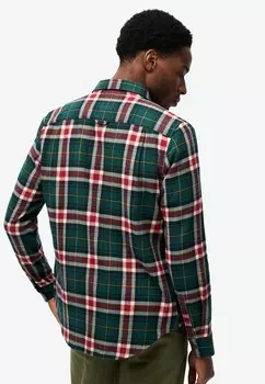 Рубашка LUMBER Superdry, зеленый