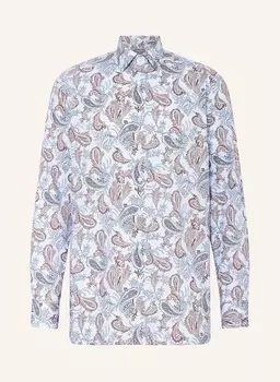 Рубашка luxor комфортного кроя OLYMP, цвет HELLBLAU/BLAU/DUNKELBRAUN