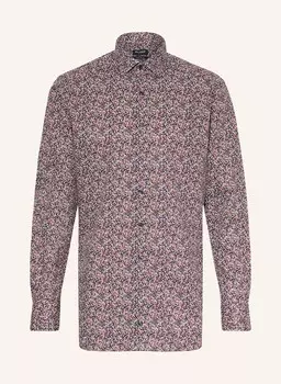 Рубашка luxor современного кроя OLYMP, цвет LILA/WEISS/DUNKELORANGE