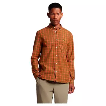 Рубашка Lyle & Scott LW1309V, коричневый