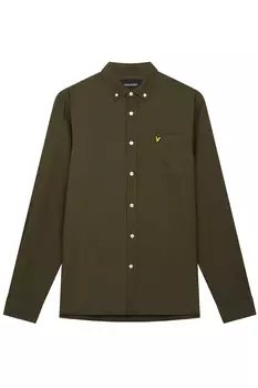 Рубашка Lyle & Scott, оливково зеленый