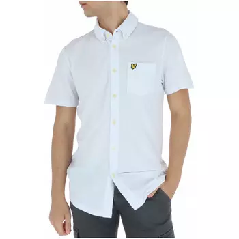 Рубашка Lyle & Scott с коротким рукавом, белый