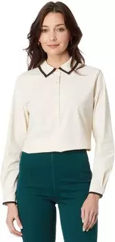 Рубашка Lysse Diana Shirt with Contrast Trim, цвет Crisp Chino