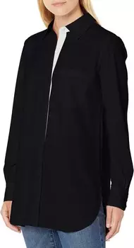 Рубашка Lysse Plus Size Schiffer Stretch Button Down, черный