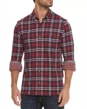 Рубашка Madeflex Hero Stretch Performance в темно-синем/красном цвете Flags & Anthem