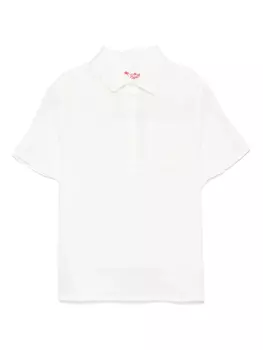 Рубашка Madeira MC2 Saint Barth Kids, белый