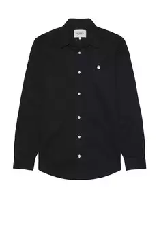 Рубашка Madison с длинными рукавами Carhartt WIP, цвет Black & Wax