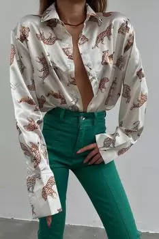 Рубашка Madmext, экру