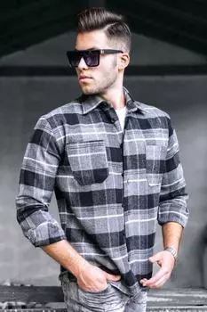 Рубашка Madmext, антрацит