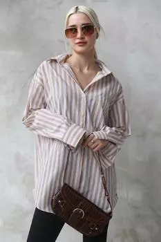 Рубашка Madmext, бежевый