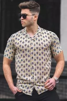 Рубашка Madmext, бежевый